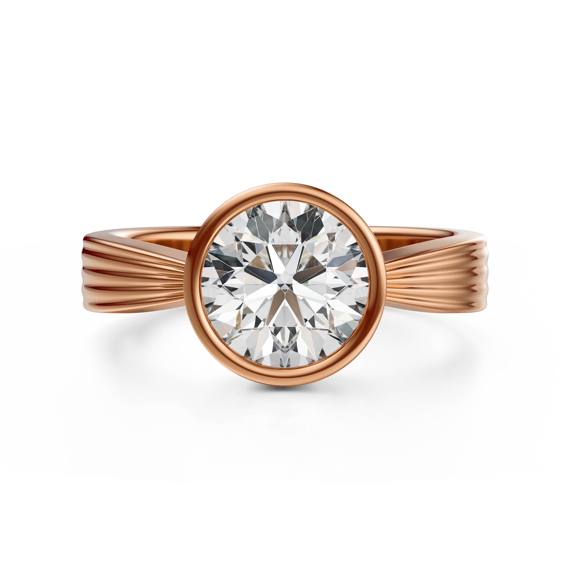 The Veil Ring | Round | Setting Only - Lavender Creek Gems 