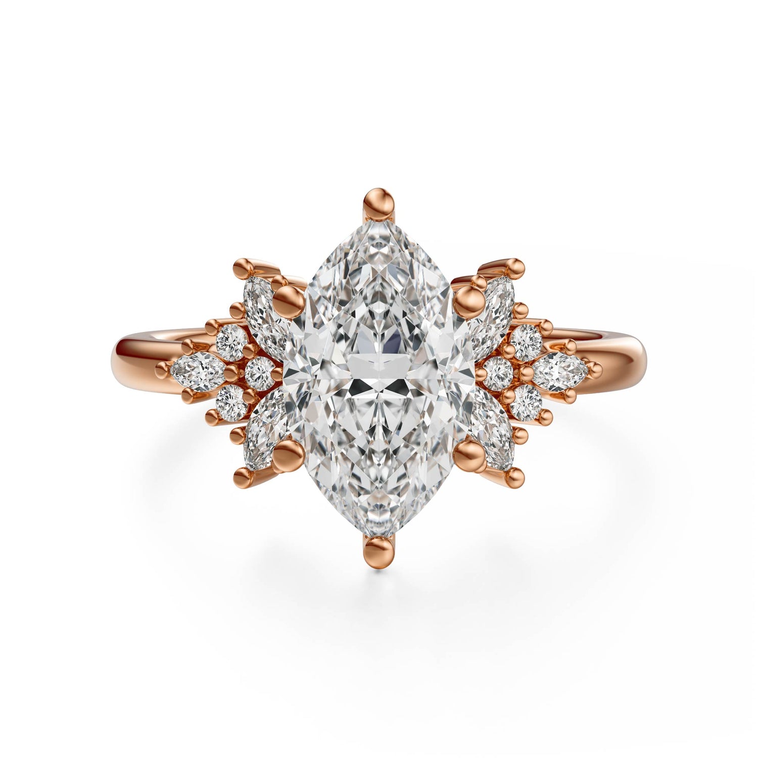 The Veraine Ring | Marquise | Setting Only