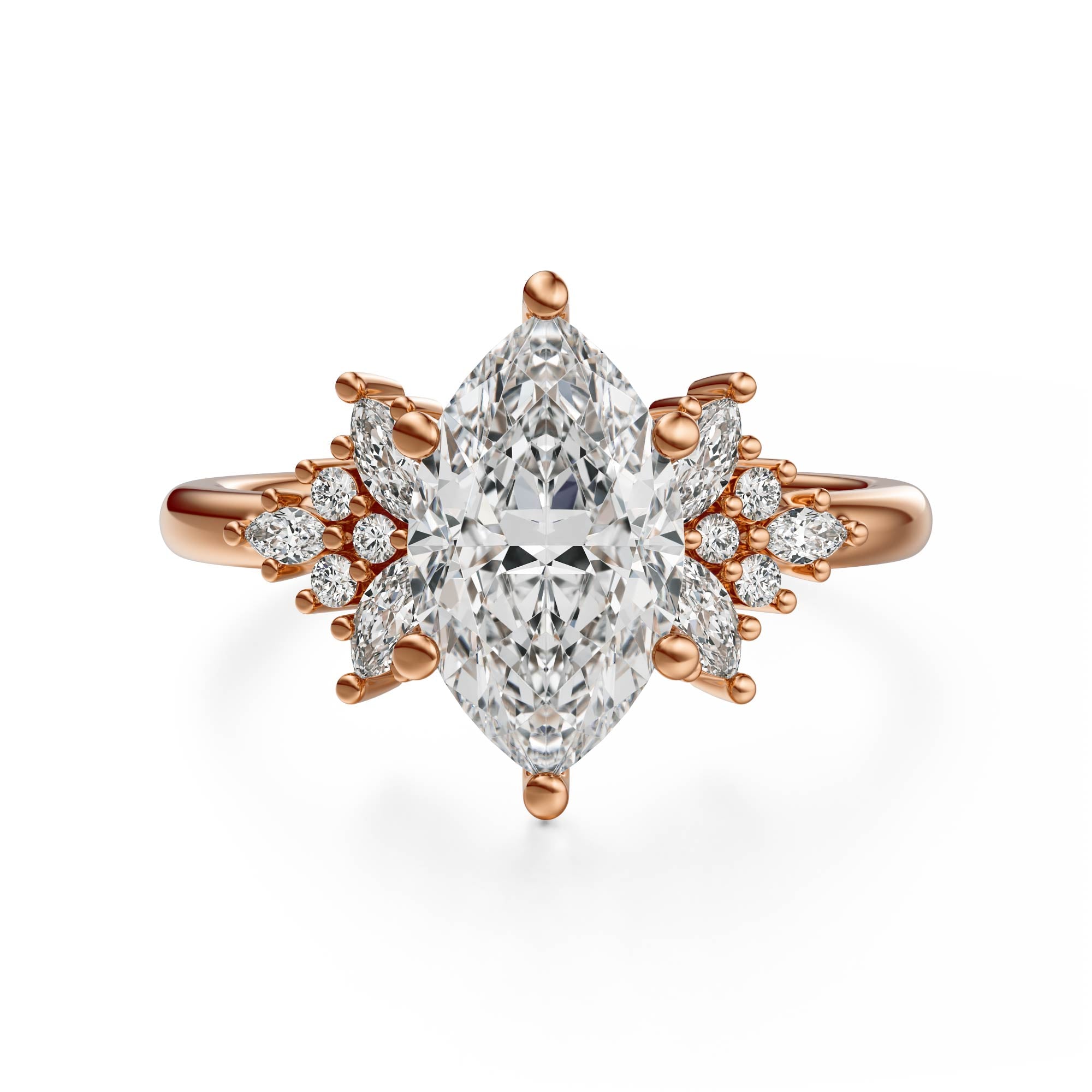 The Veraine Ring | Marquise | Setting Only