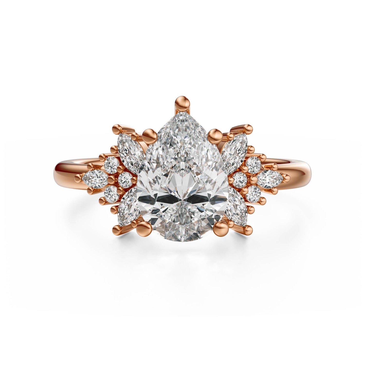 The Veraine Ring | Pear | Setting Only