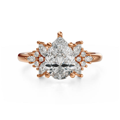 The Veraine Ring | Pear | Setting Only