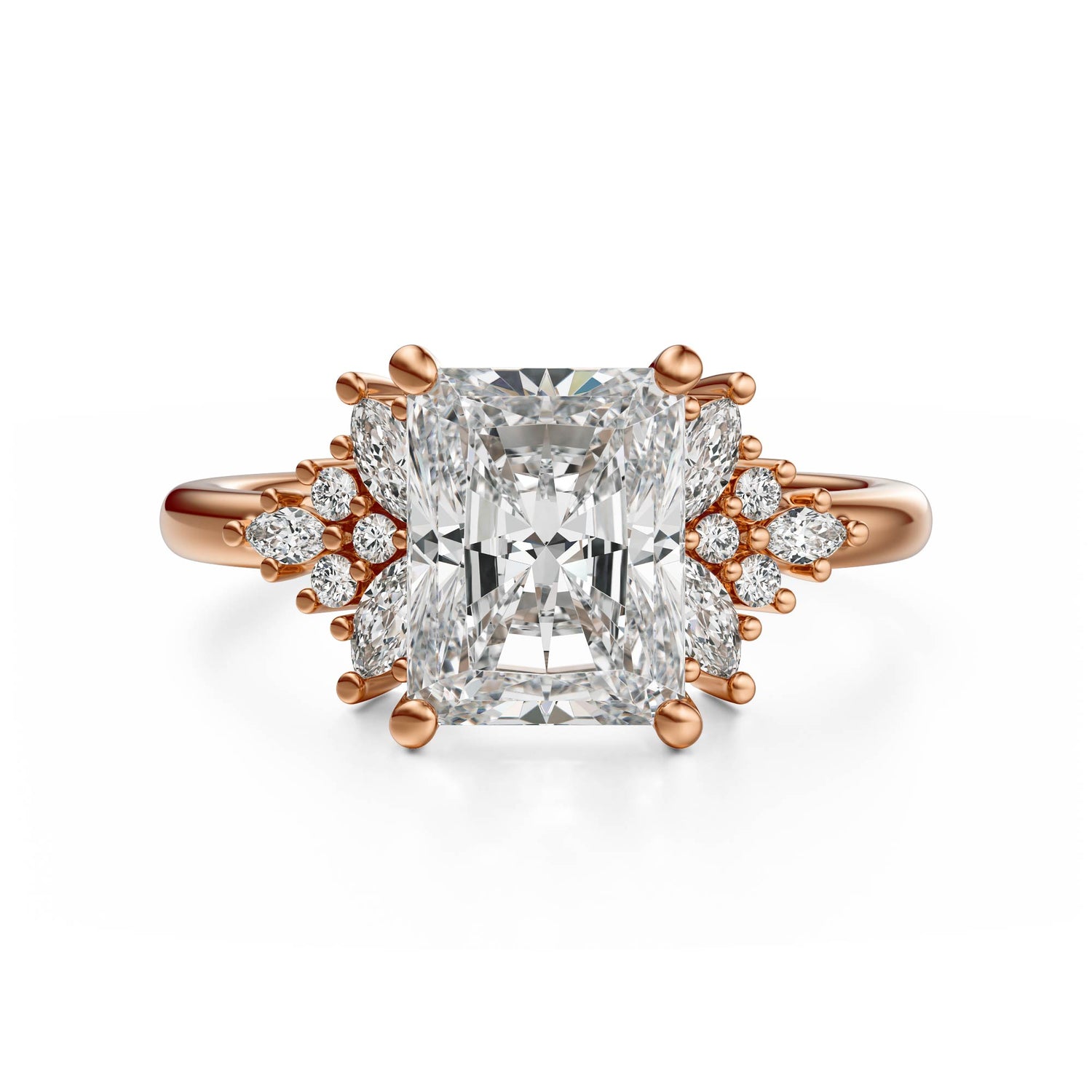 The Veraine Ring | Radiant | Setting Only