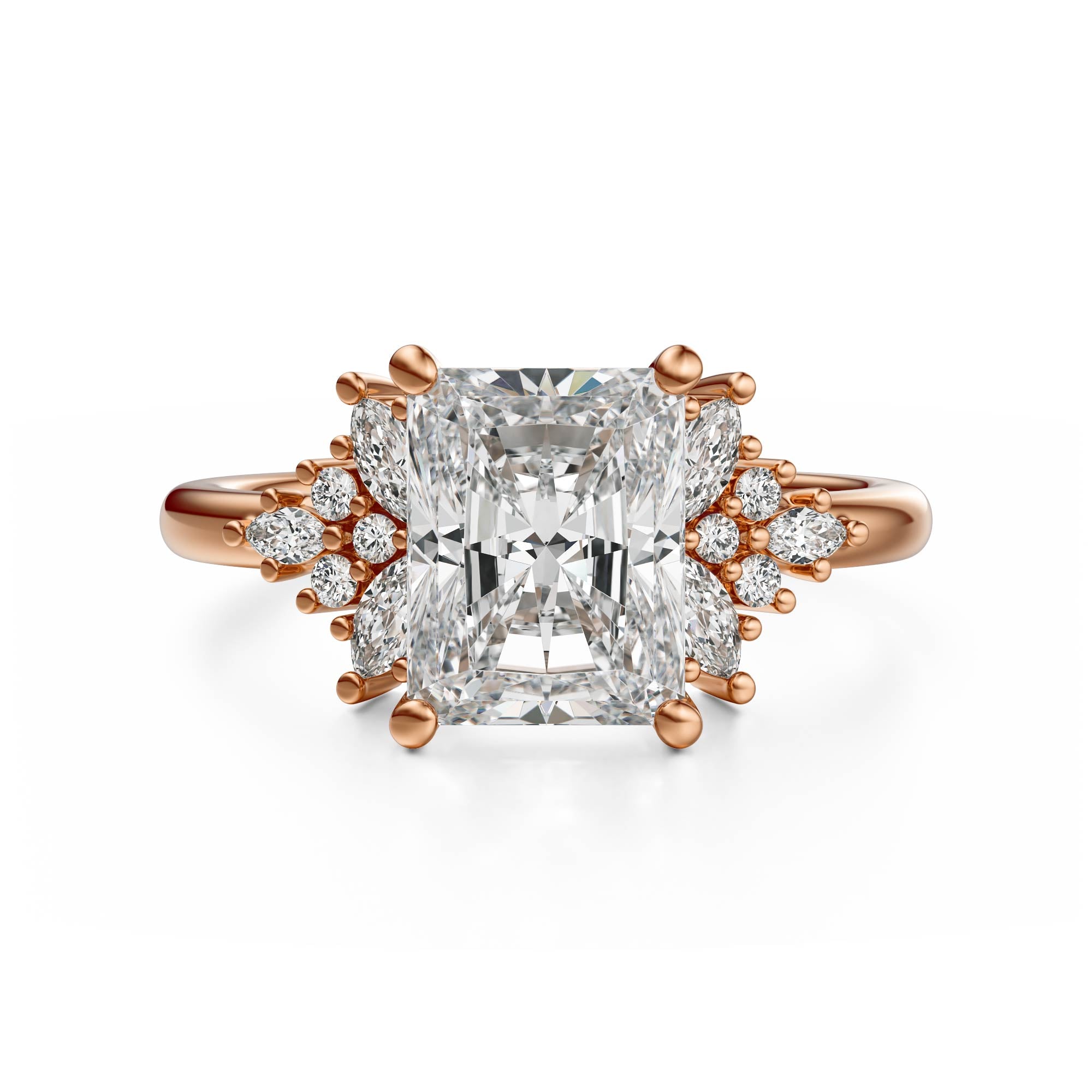 The Veraine Ring | Radiant | Setting Only