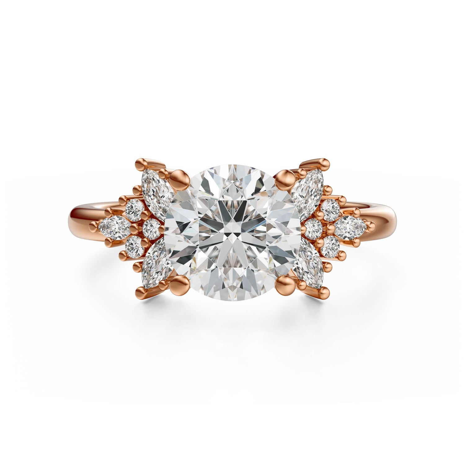 The Veraine Ring | Round | Setting Only