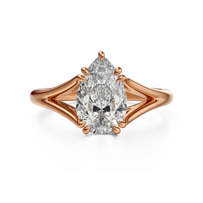 The Weaver Ring | Pear | Setting Only - Lavender Creek Gems 