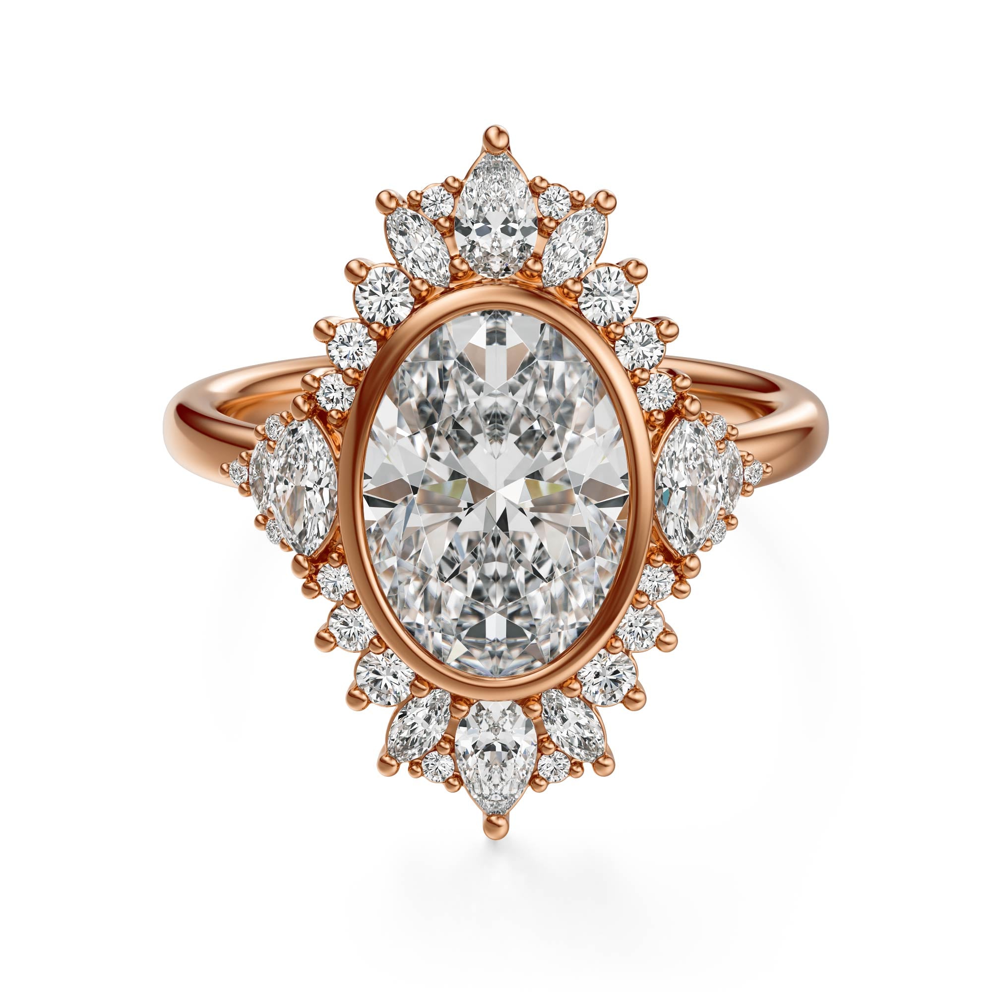 The Ethereal Ring | Oval | Setting Only