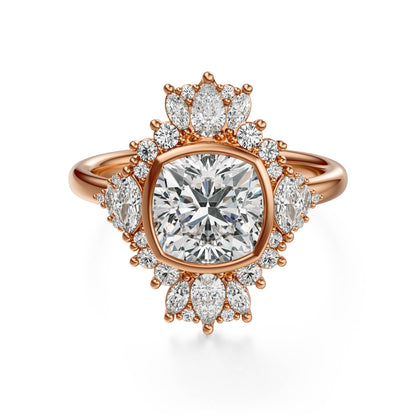 The Ethereal Ring | Cushion | Setting Only