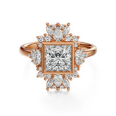 The Ethereal Ring | Princess | Setting Only - Lavender Creek Gems 