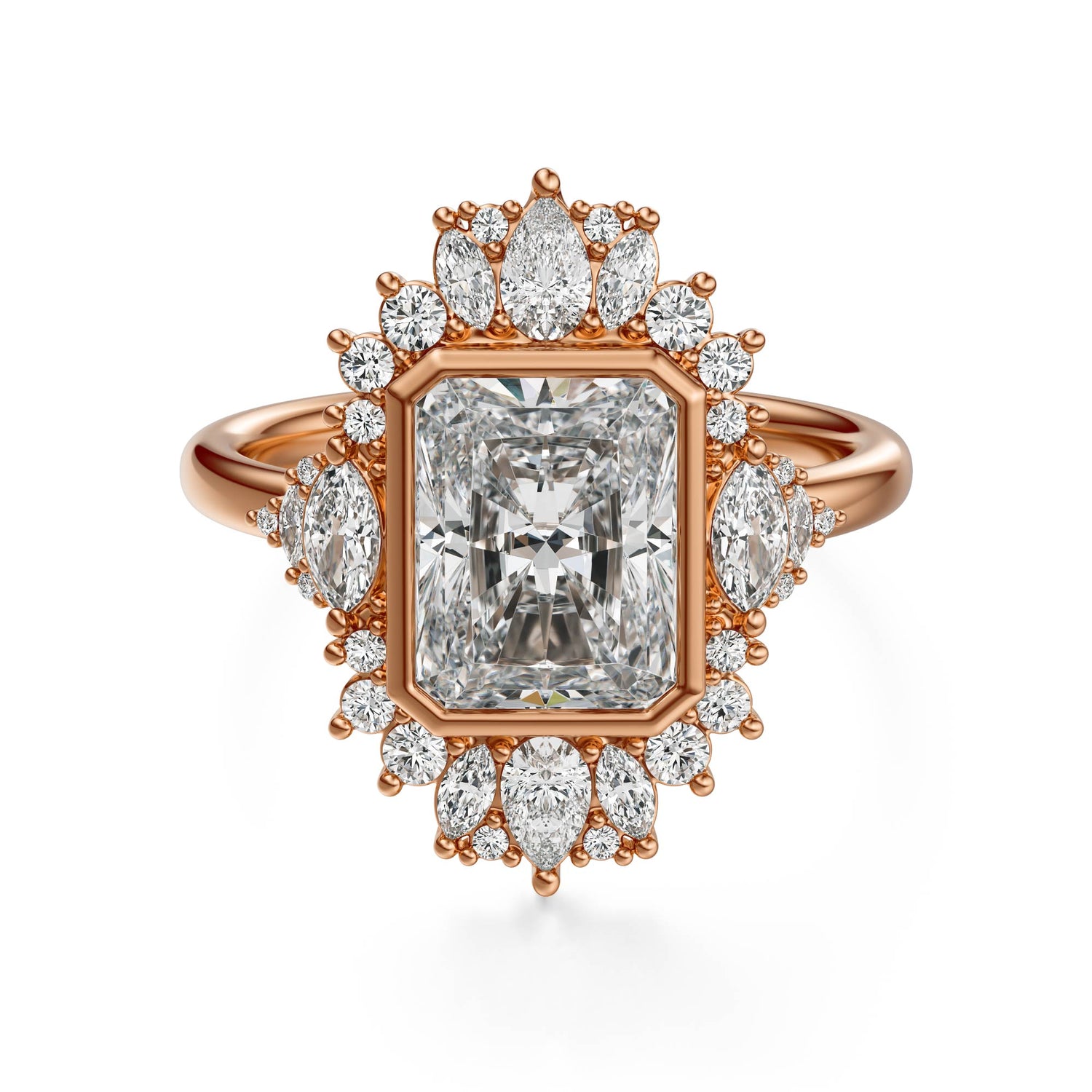 The Ethereal Ring | Radiant | Setting Only