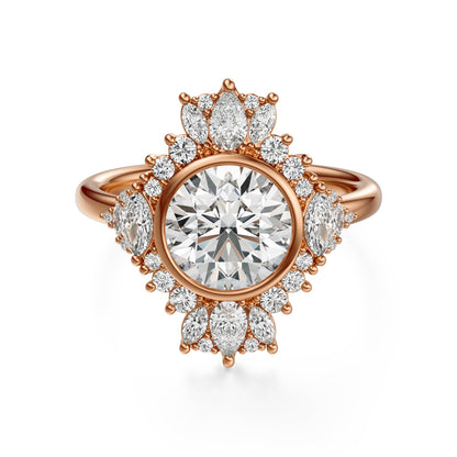 The Ethereal Ring | Round | Setting Only