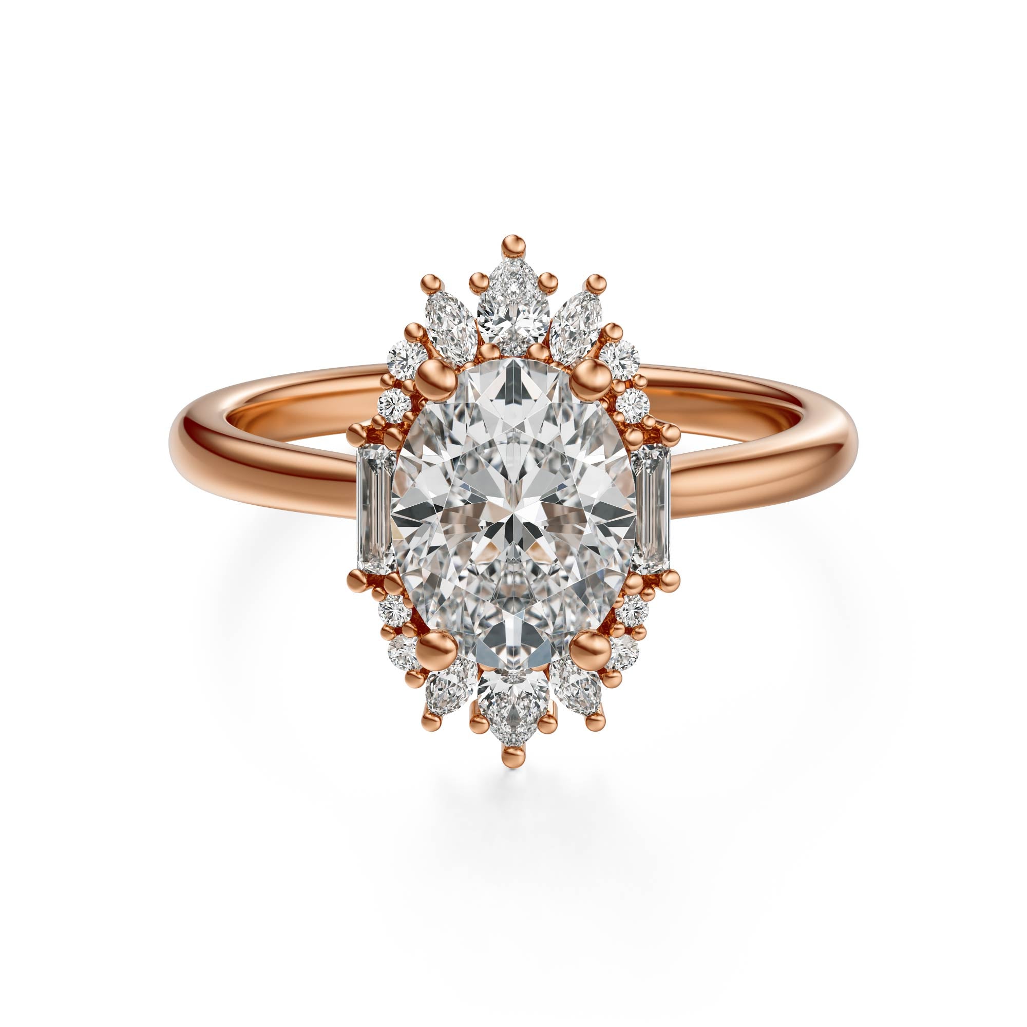 The Georgia Ring | Oval | Setting Only