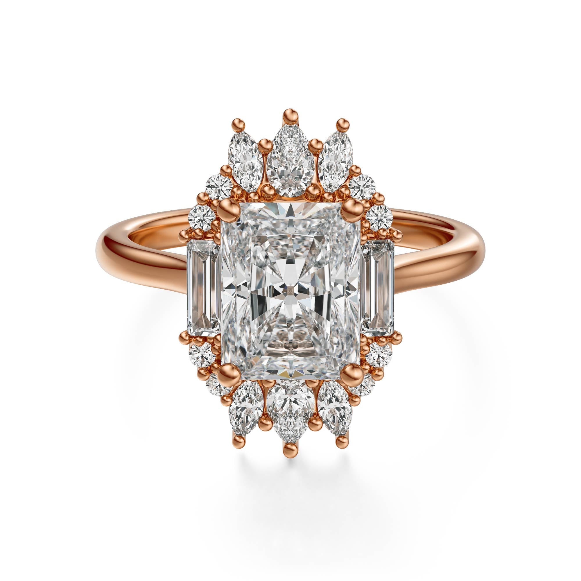 The Georgia Ring | Radiant | Setting Only