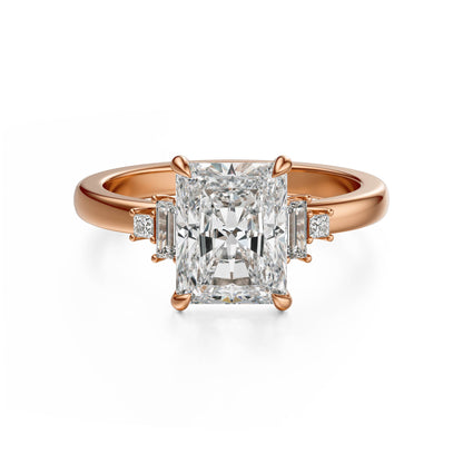 The Elevated Mira Ring | Radiant | Setting Only