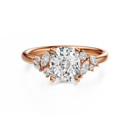 The Laurel Ring | Elongated Cushion