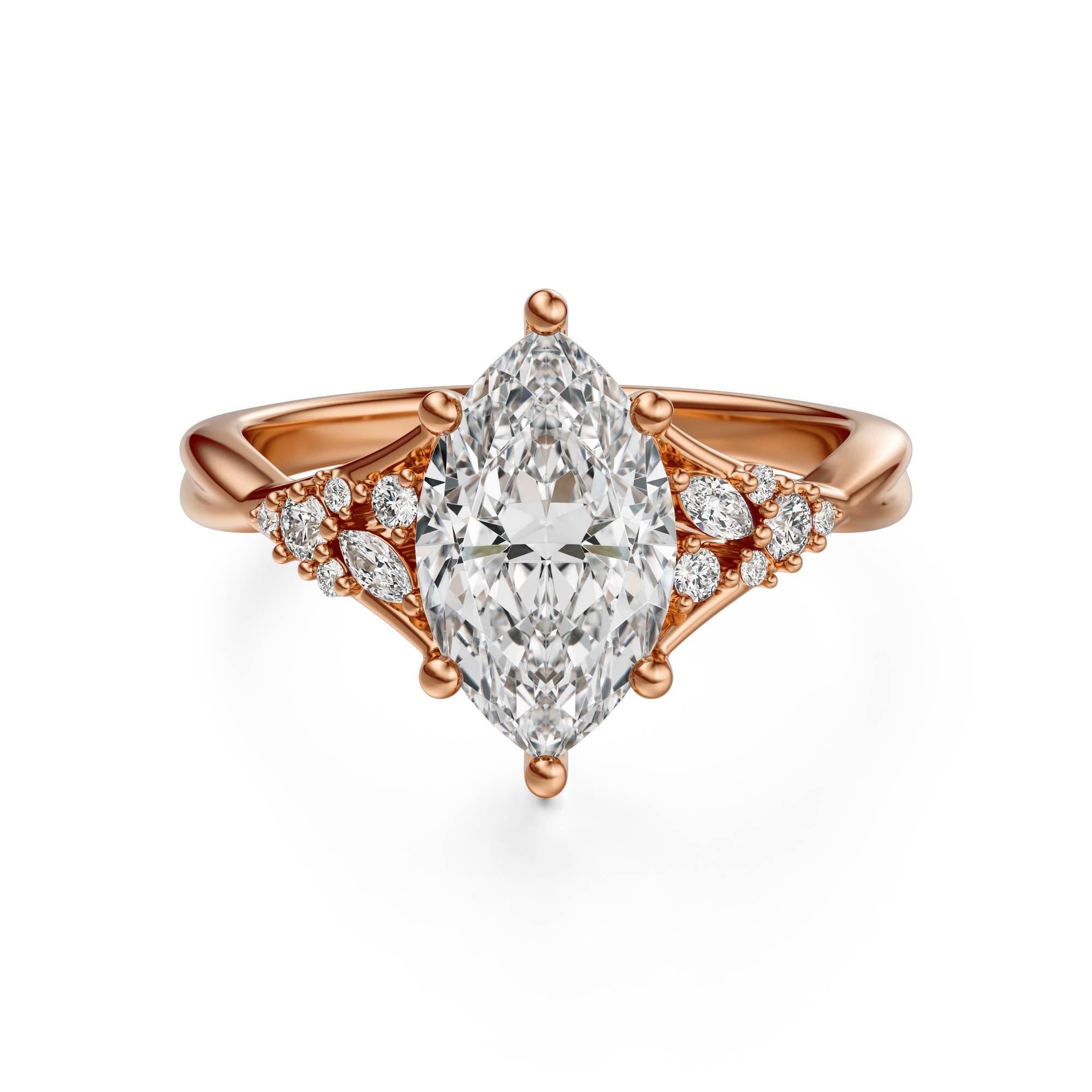 The Lyria Ring | Marquise | Setting Only