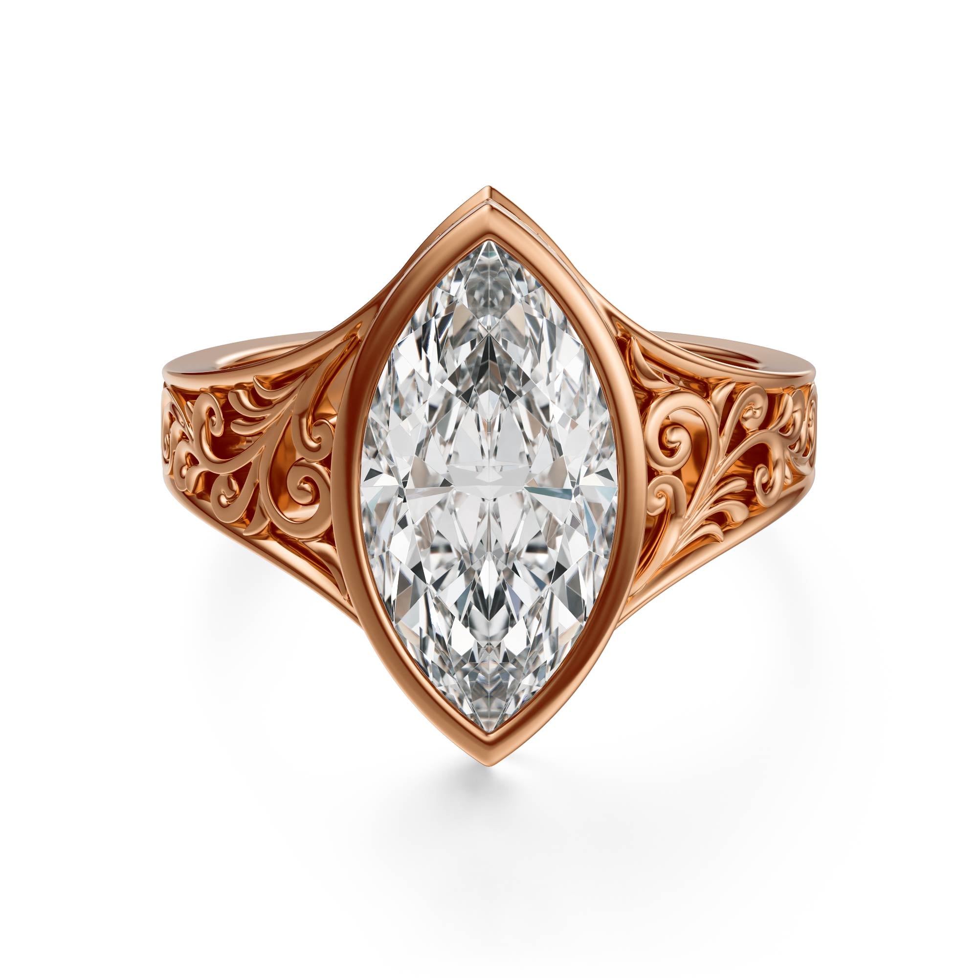 The Endearment Ring | Marquise - Lavender Creek Gems 