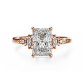 The Maeve Ring | Radiant | Setting Only - Lavender Creek Gems 