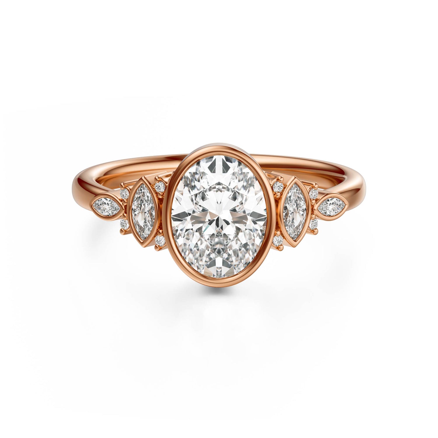 The All Bezel Maeve Ring | Oval | Setting Only
