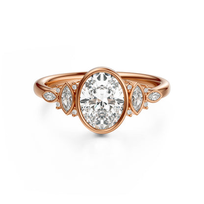 The All Bezel Maeve Ring | Oval