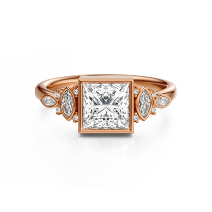 The All Bezel Maeve Ring | Princess