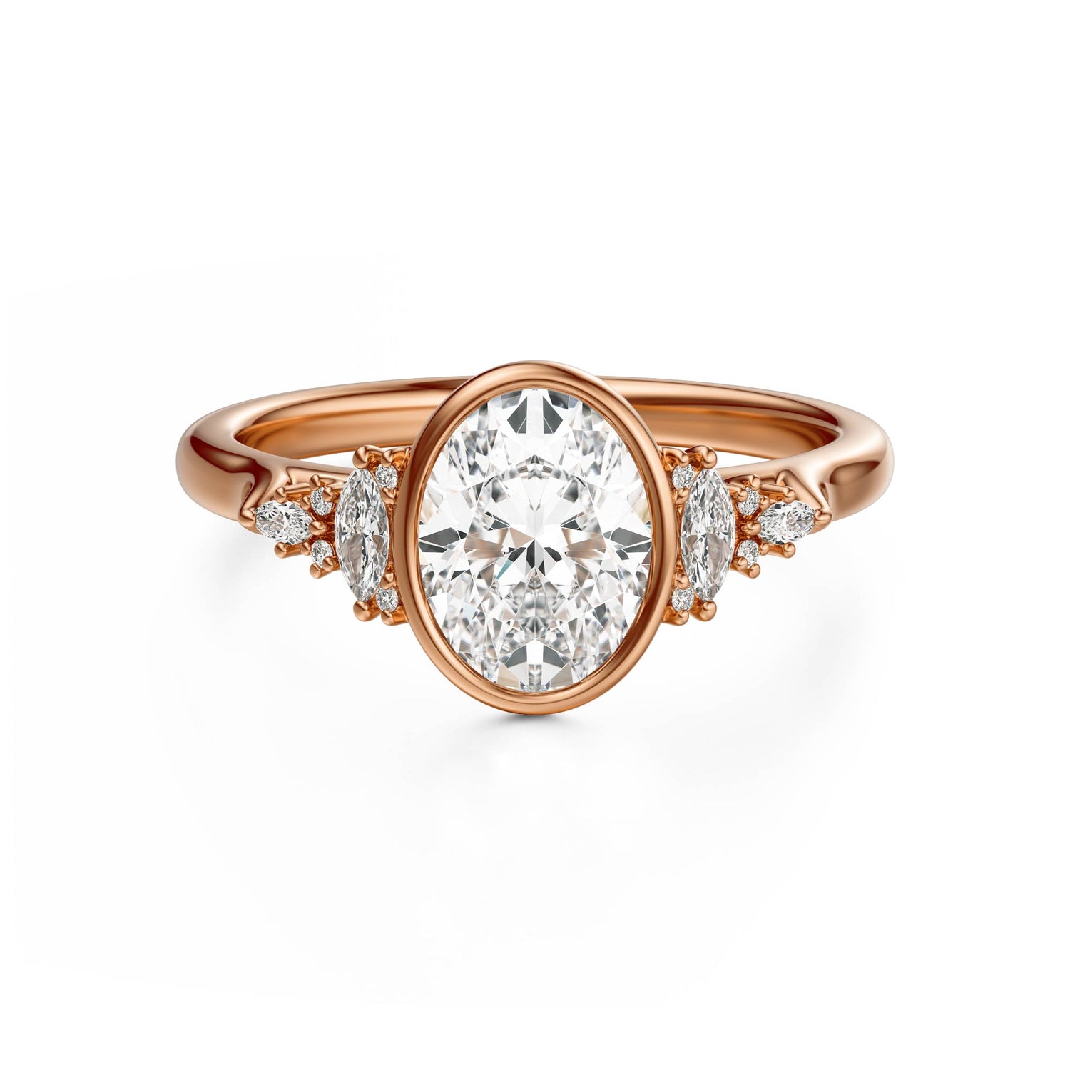 The Bezel Maeve Ring | Oval