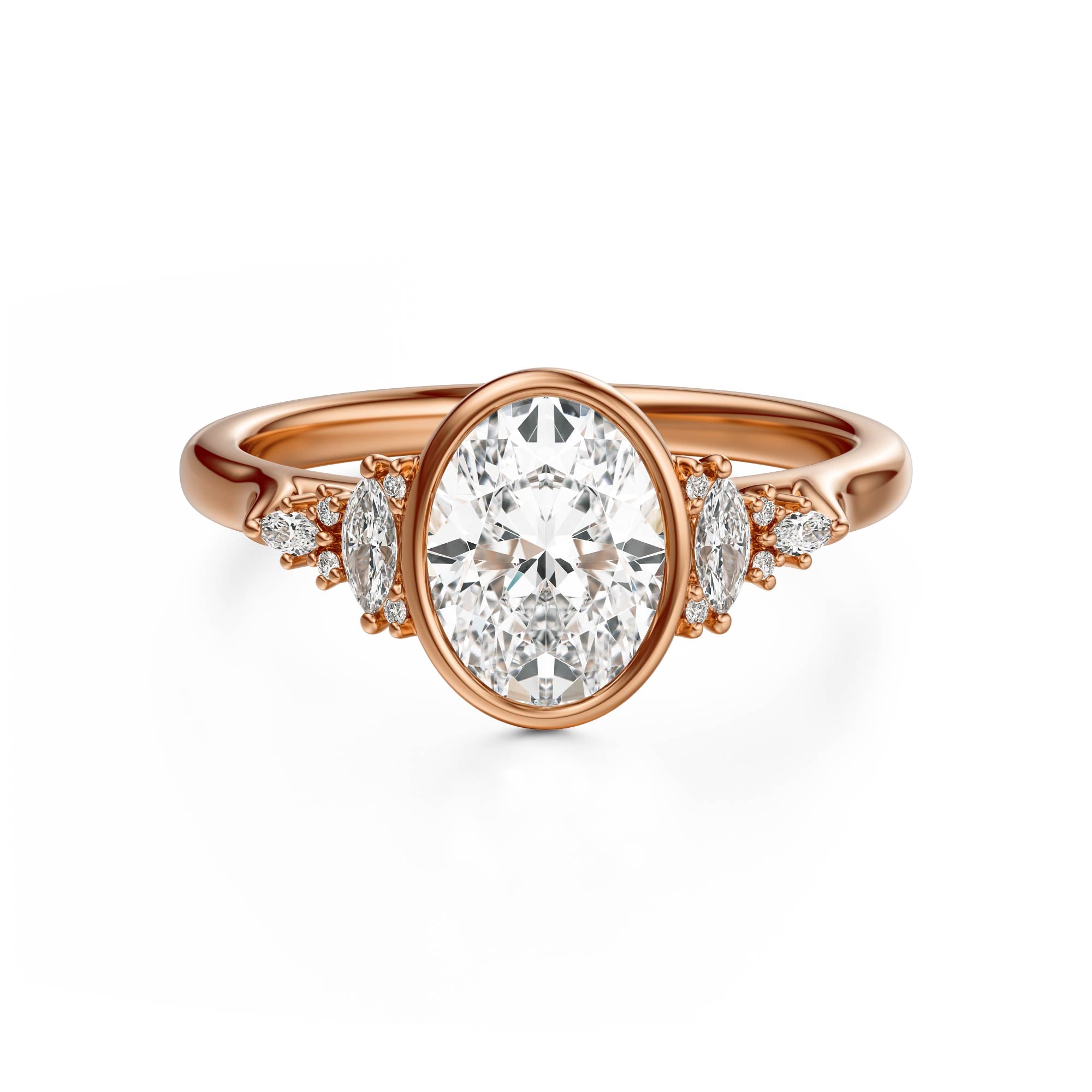The Bezel Maeve Ring | Oval