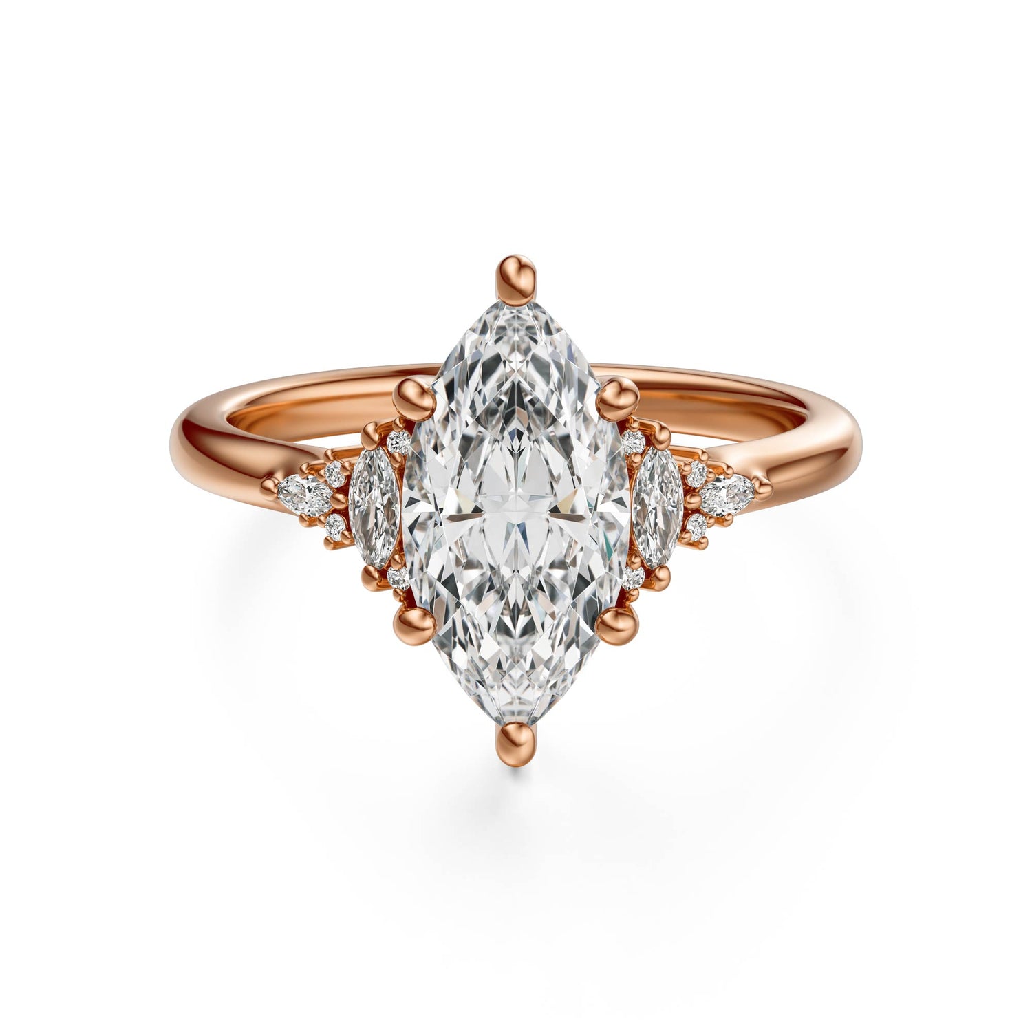 The Low Maeve Ring | Marquise