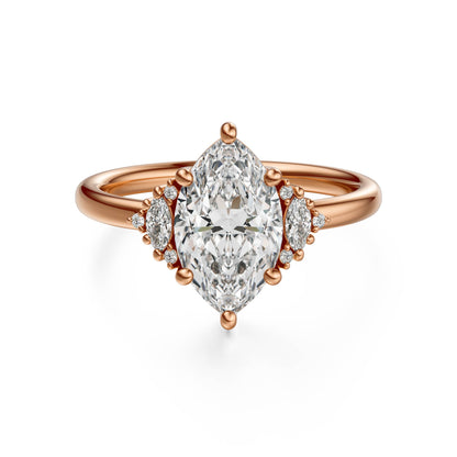 The Low Maren Ring | Marquise | Setting Only