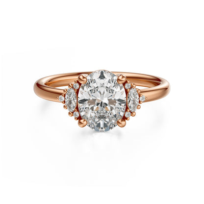 The Low Maren Ring | Oval | Setting Only