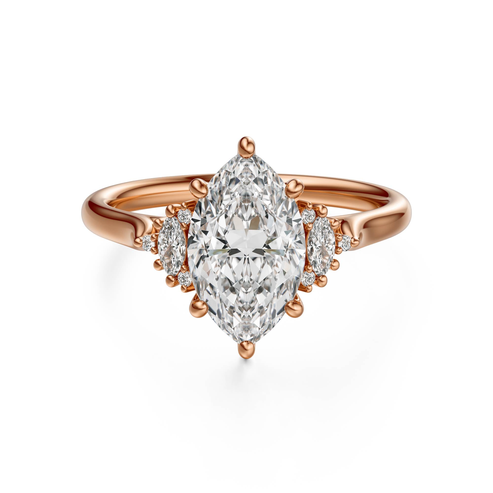 The Maren Ring | Marquise | Setting Only