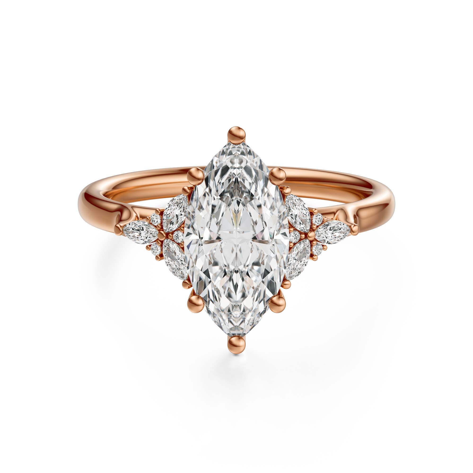 The Meadow Ring | Marquise | Setting Only - Lavender Creek Gems 