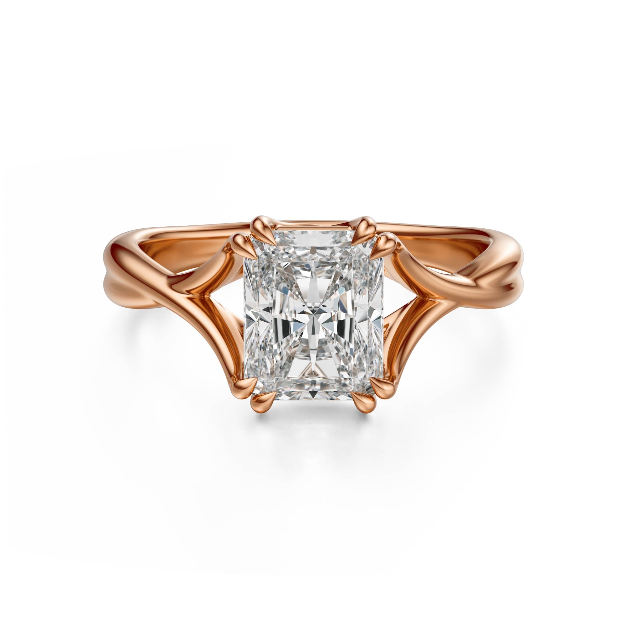 The Entwine Ring | Radiant - Lavender Creek Gems 