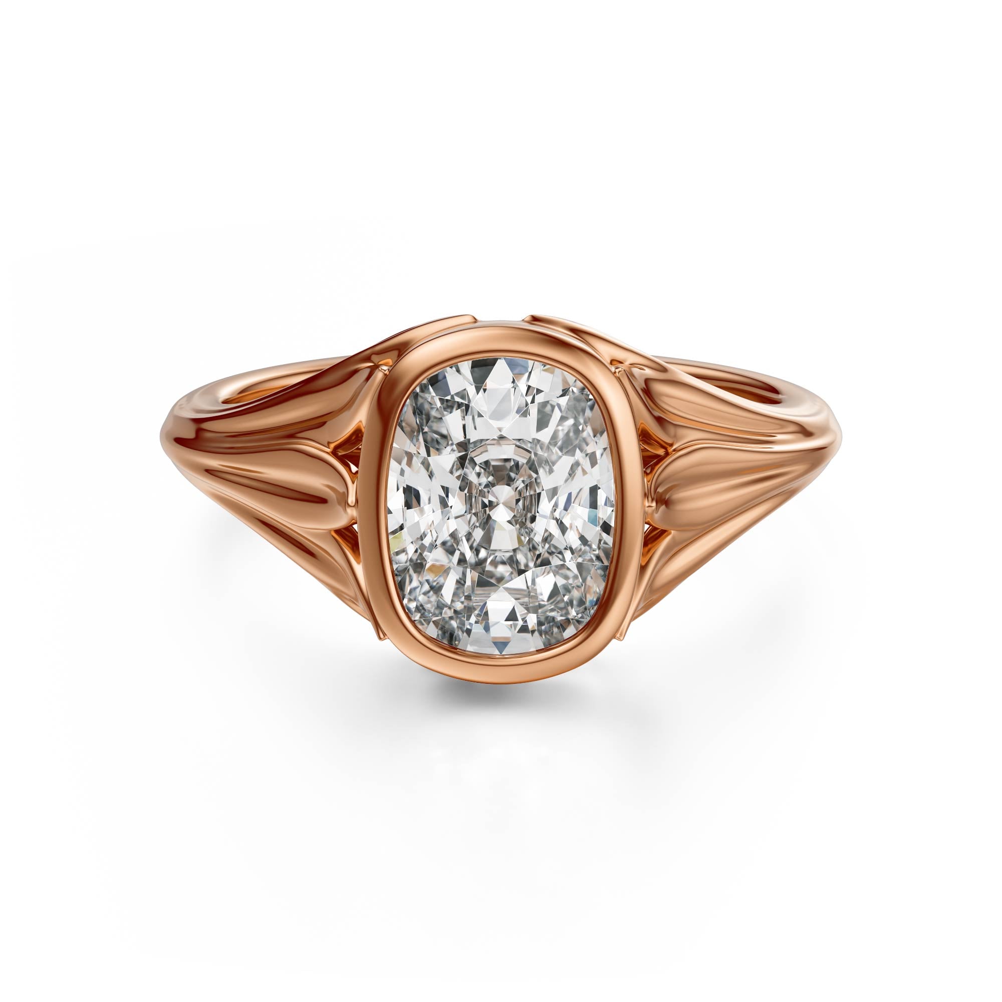The Nightbloom Ring | Elongated Cushion - Lavender Creek Gems 