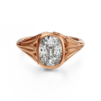 The Nightbloom Ring | Elongated Cushion - Lavender Creek Gems 