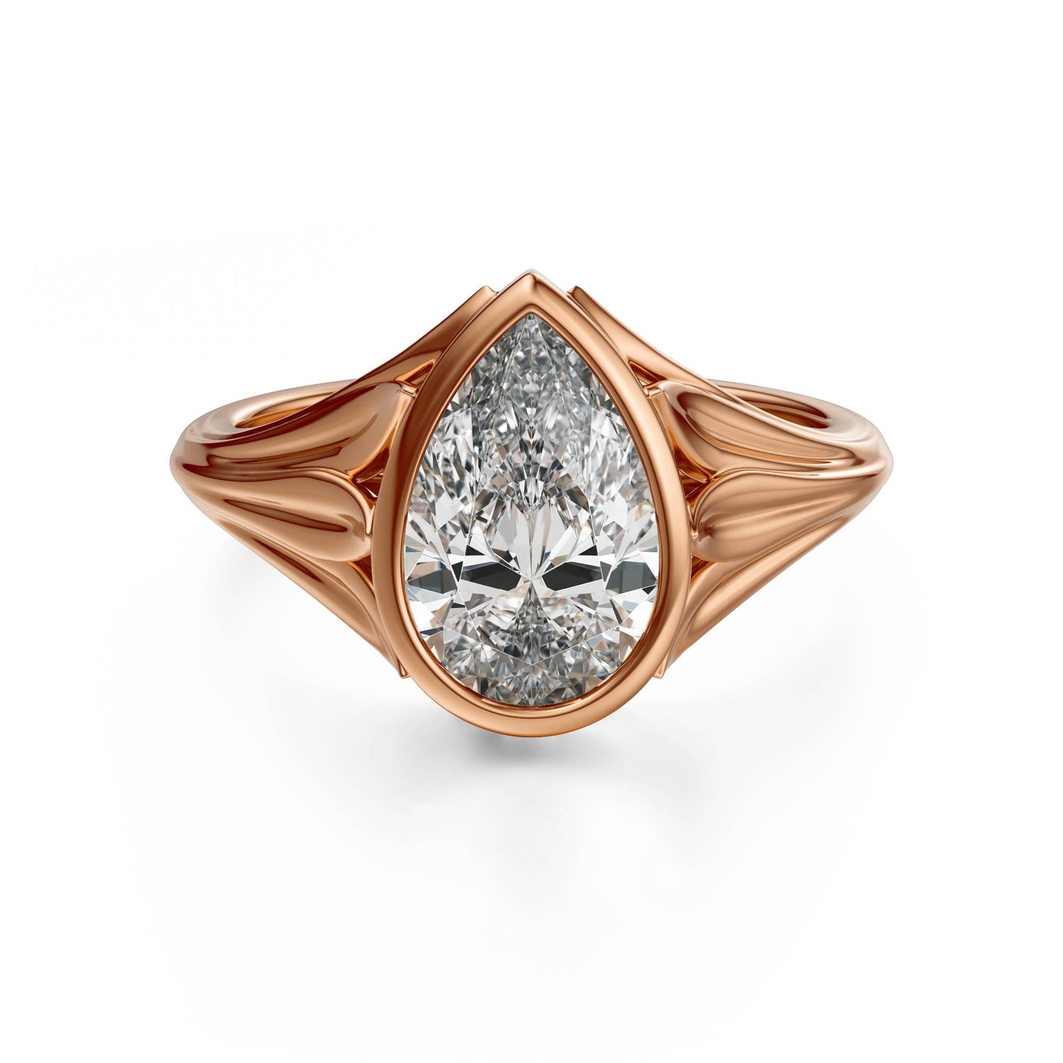 The Nightbloom Ring | Pear - Lavender Creek Gems 