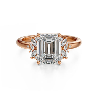 The Reverie Ring | Emerald Cut | Setting Only