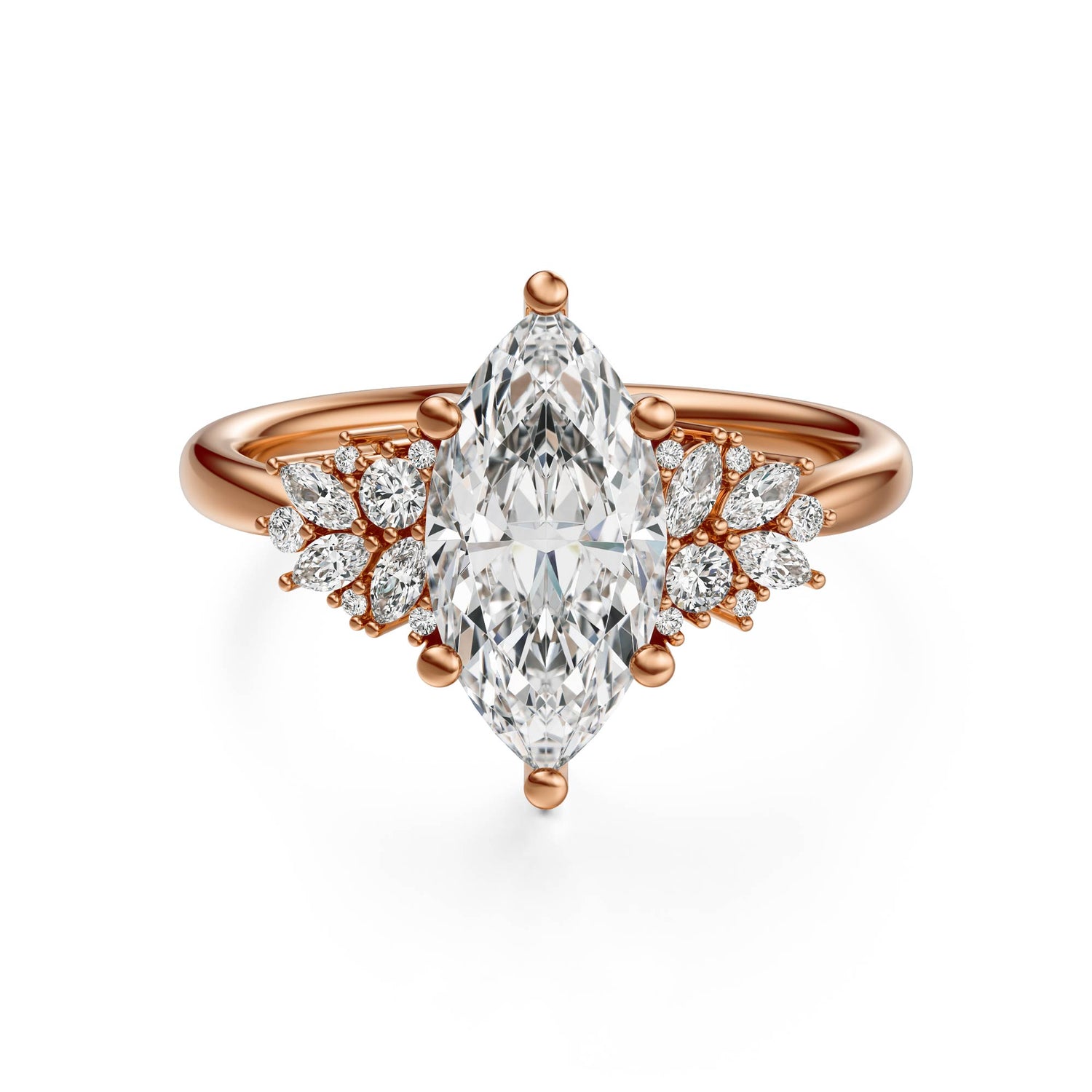 The Rosalie Ring | Marquise | Setting Only