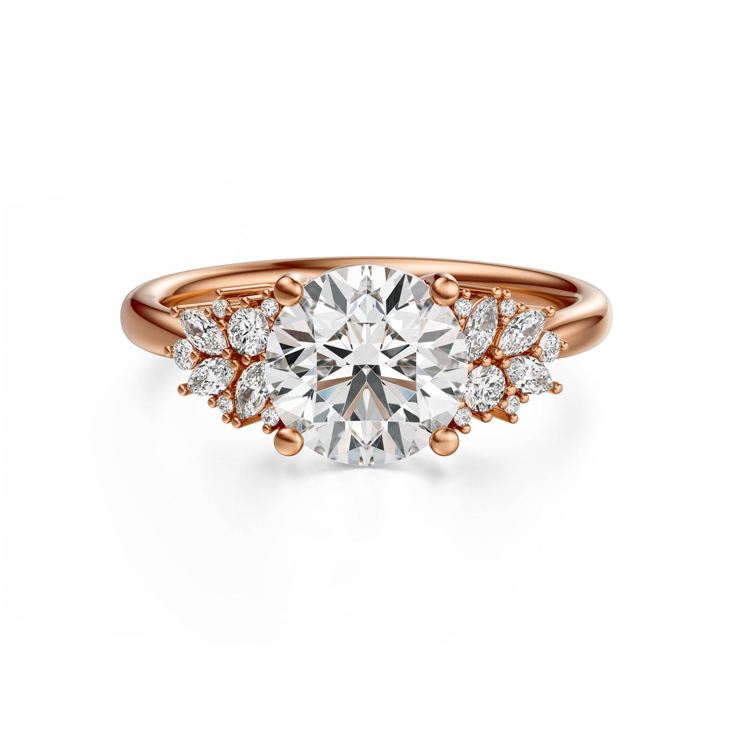 The Rosalie Ring | Round | Setting Only