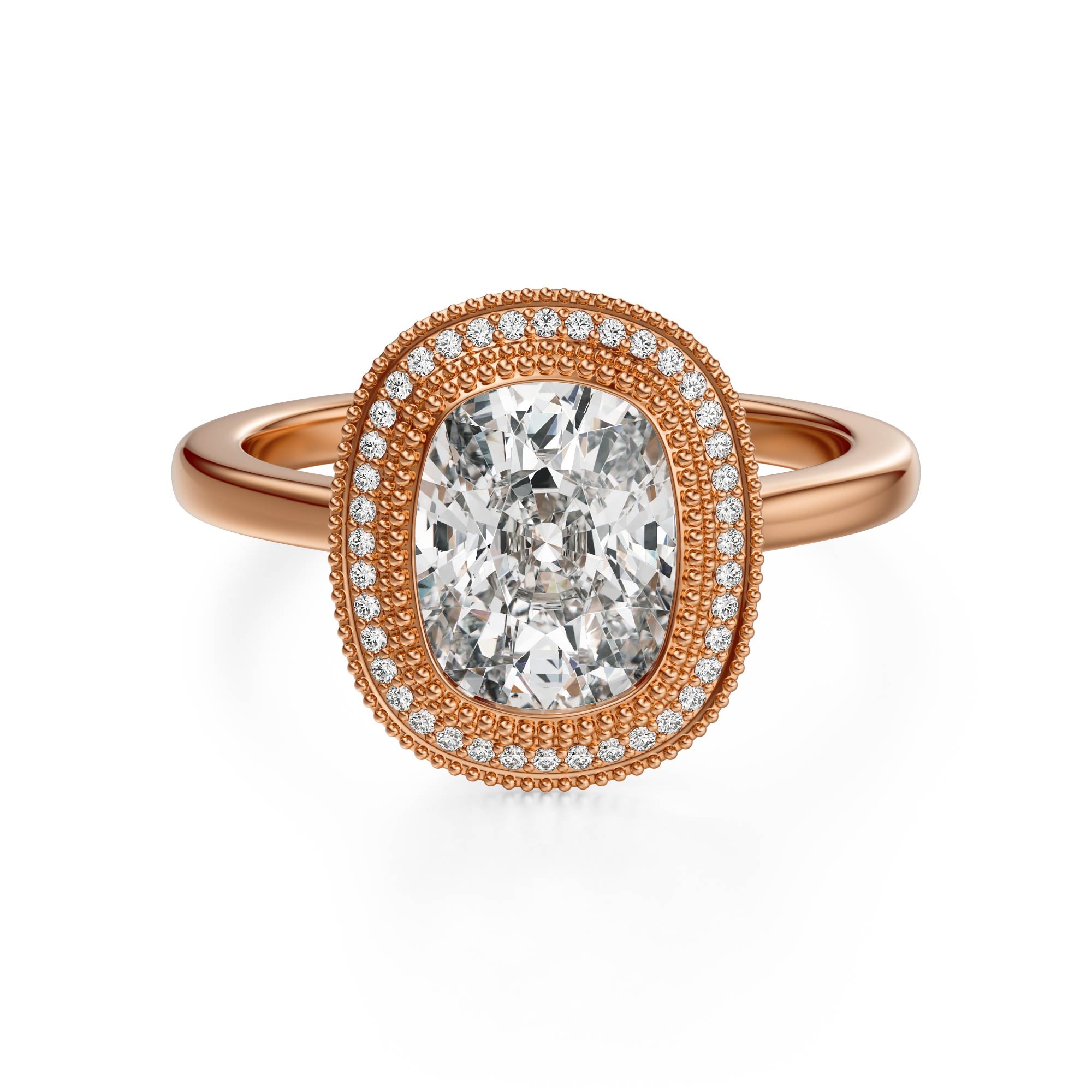 The Satine Ring | Elongated Cushion | Setting Only