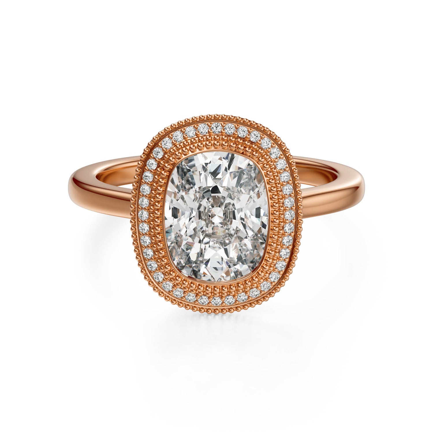 The Satine Ring | Elongated Cushion