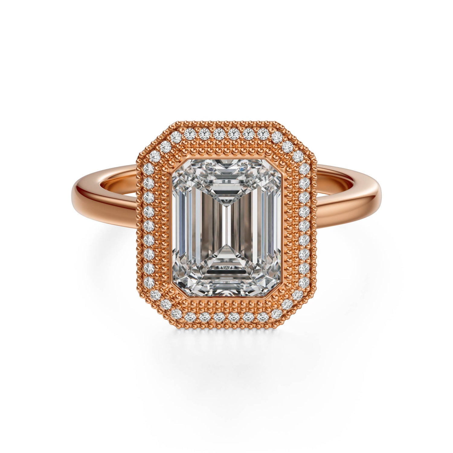 The Satine Ring | Emerald Cut
