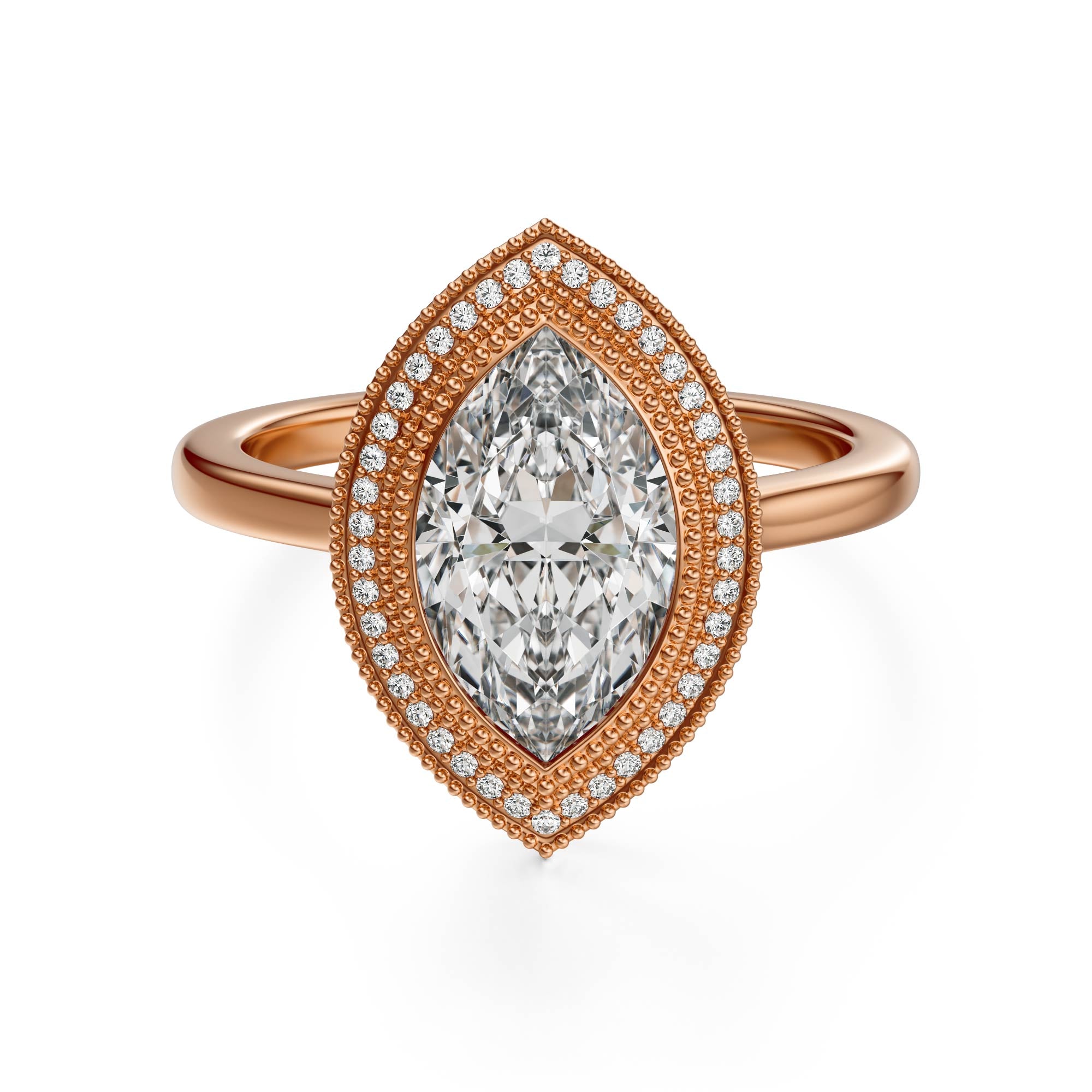 The Satine Ring | Marquise | Setting Only