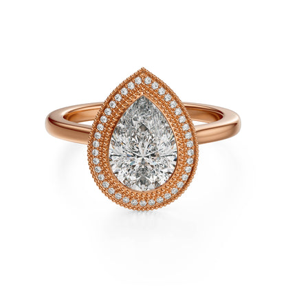 The Satine Ring | Pear | Setting Only