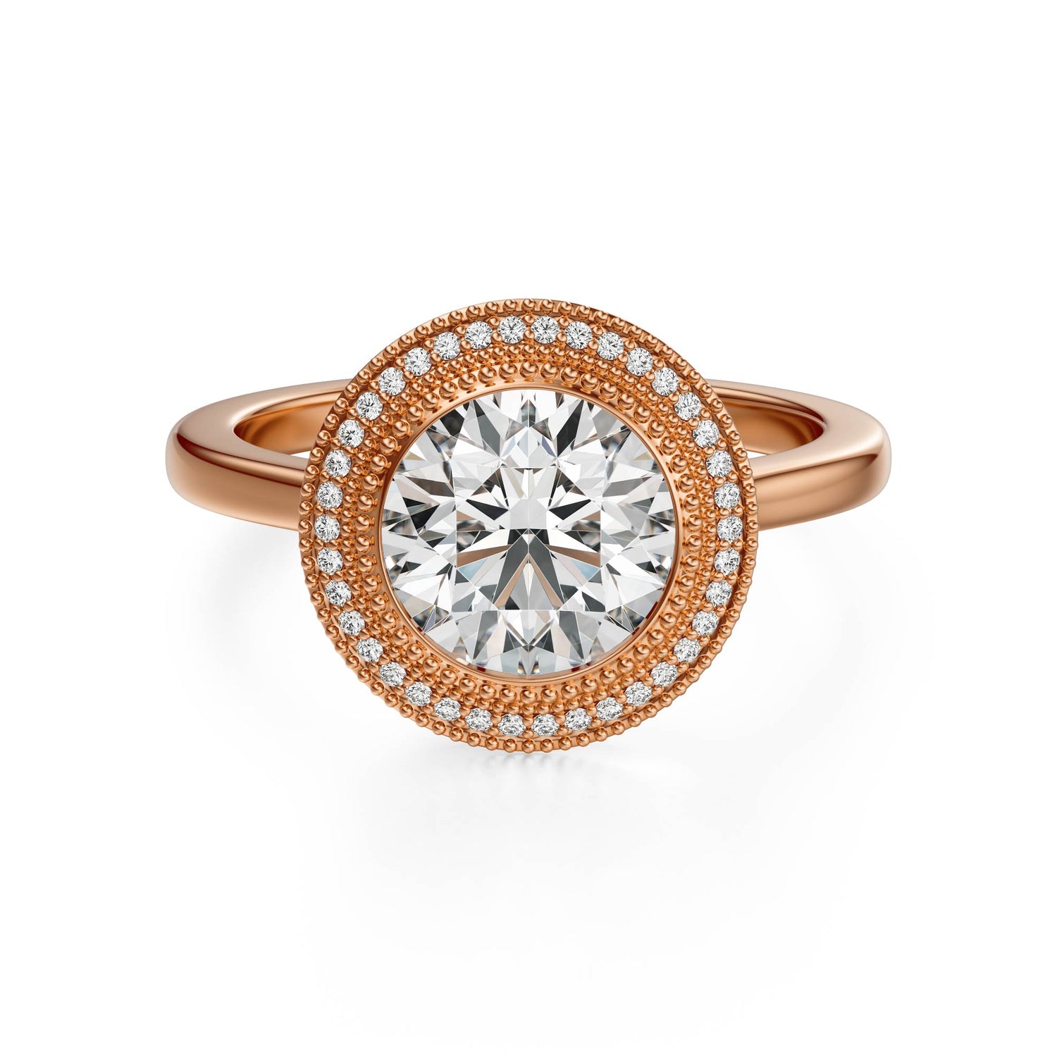 The Satine Ring | Round | Setting Only