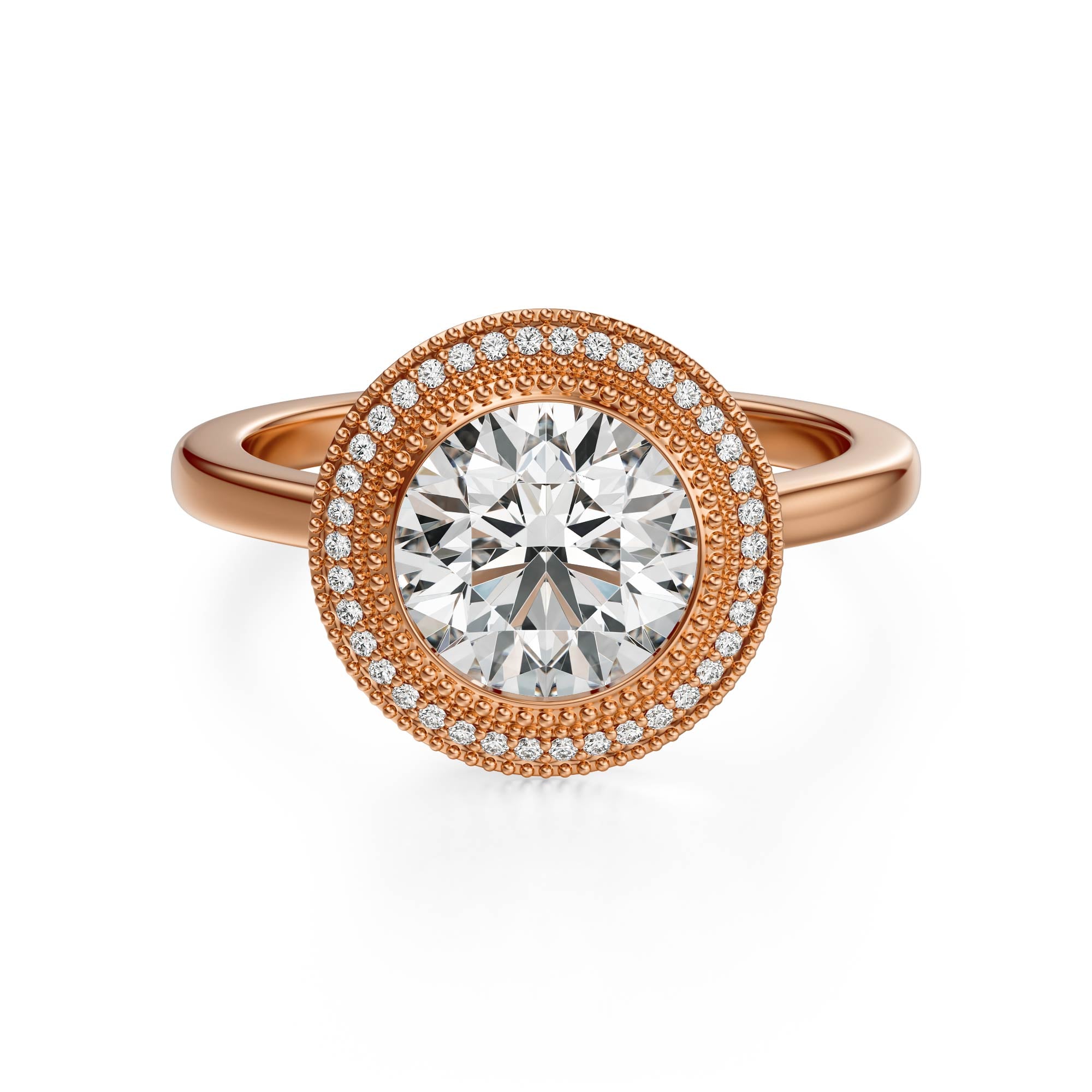 The Satine Ring | Round | Setting Only