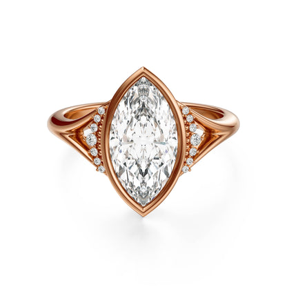 The Bezel Serendipity Ring | Marquise