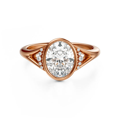 The Bezel Serendipity Ring | Oval | Setting Only