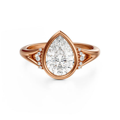 The Bezel Serendipity Ring | Pear