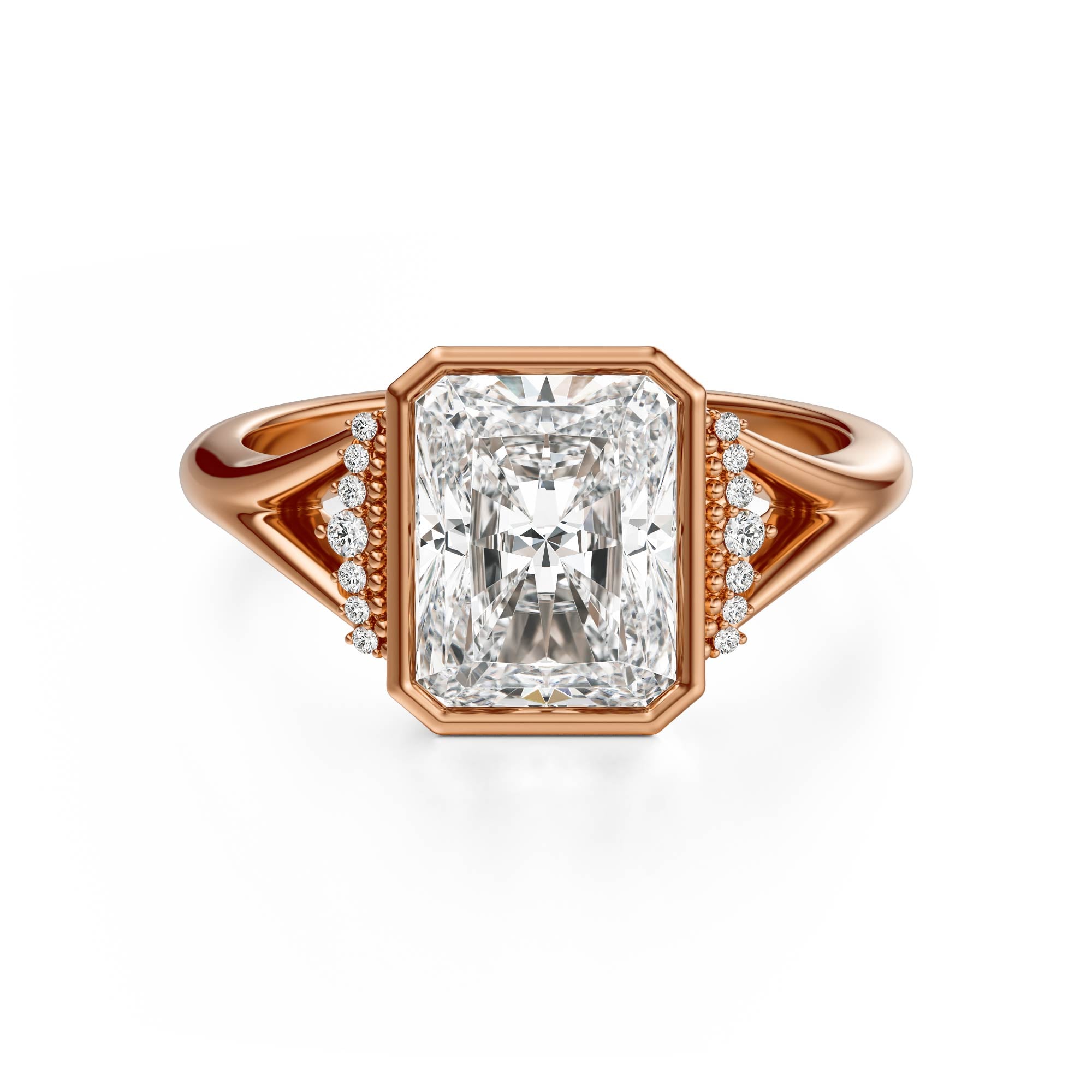 The Bezel Serendipity Ring | Radiant