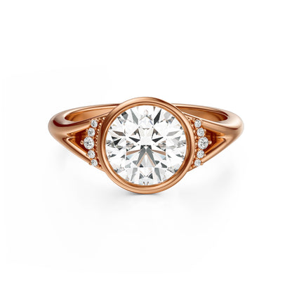 The Bezel Serendipity Ring | Round | Setting Only